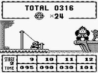 une photo d'Ã©cran de Donkey Kong (Game Boy) sur Nintendo Game Boy